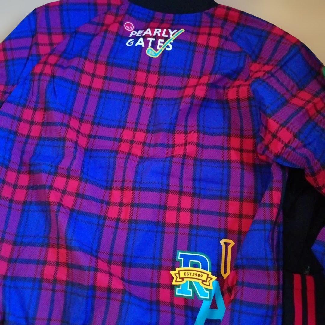 新品！パーリーゲイツチェック柄ツインスニードサイズ4セットアップサイズ4