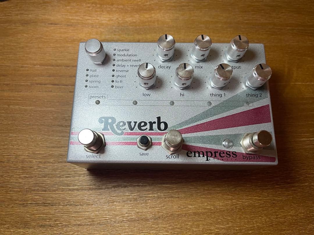 Empress Reverb ギターエフェクター