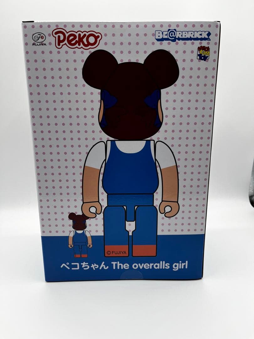 BE@RBRICK ペコちゃん overalls 100％ & 400