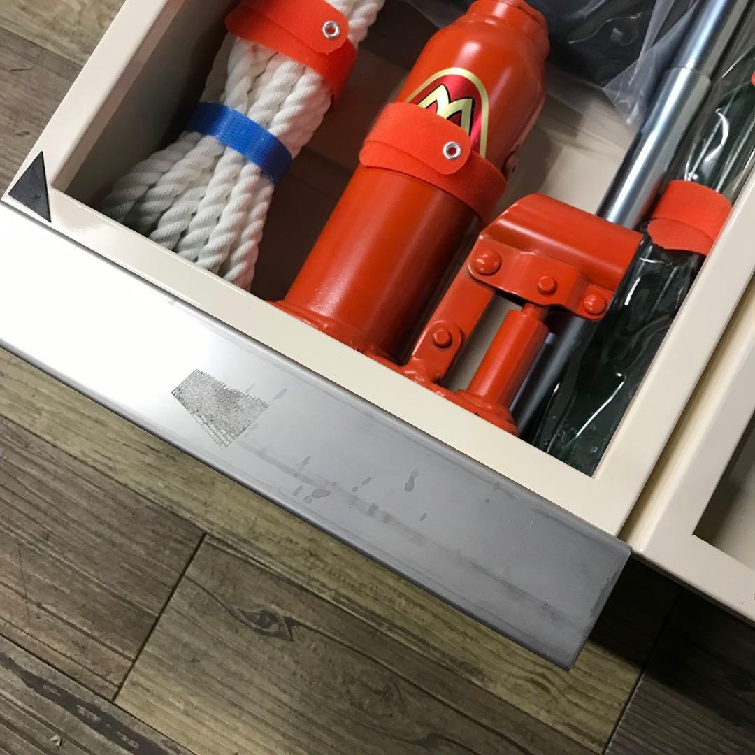 【箱傷有】未使用救助工具セット　救出活動　工具格納箱　ミドリレスキューコンパクト