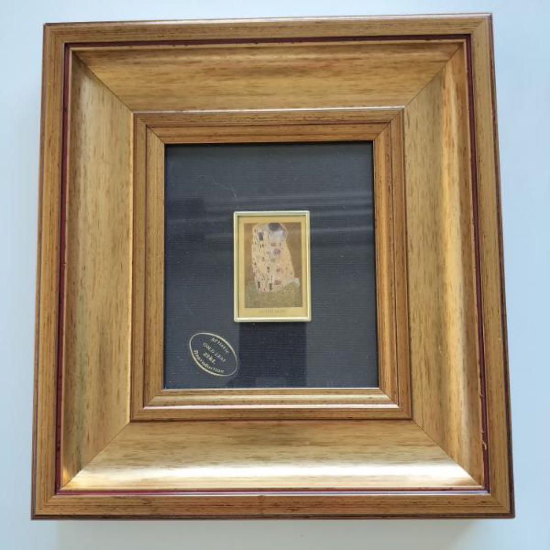 ◎イタリア　23金　クリムト　3Dアート　希少品　高級インテリア