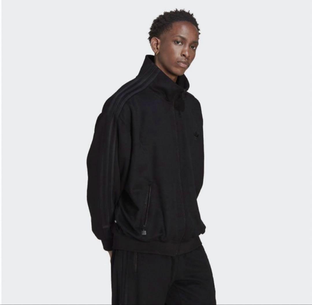 アディダス ブルーバージョン ファイヤーバードトラックトップジャケット XS 黒