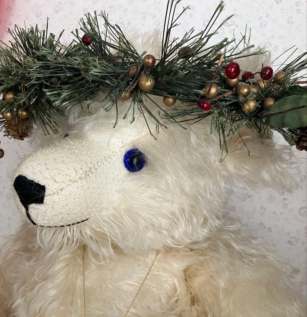 アーティストベアテディベア＊カントリー雑貨アンティークマレトロ古いぬいぐるみ飾り