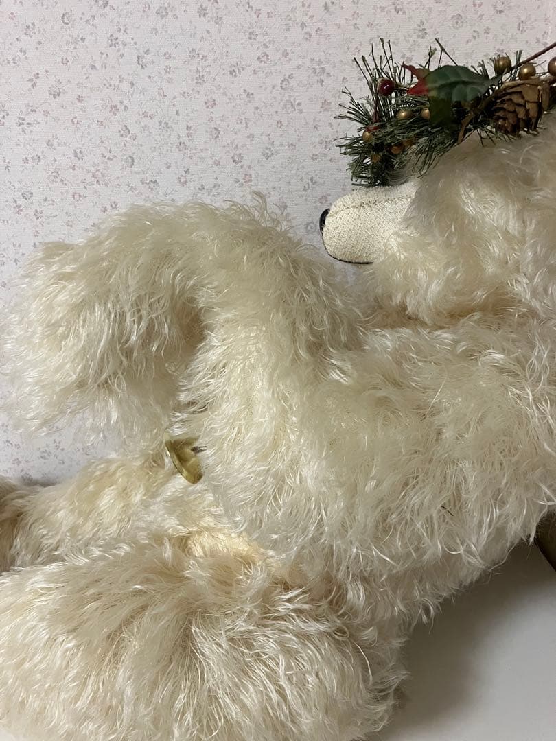 アーティストベアテディベア＊カントリー雑貨アンティークマレトロ古いぬいぐるみ飾り