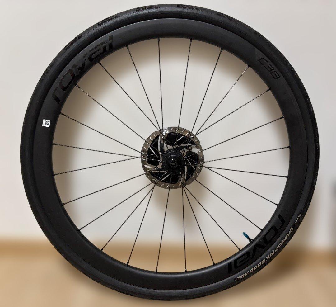 Roval C38 チューブレスタイヤホイール前後セット