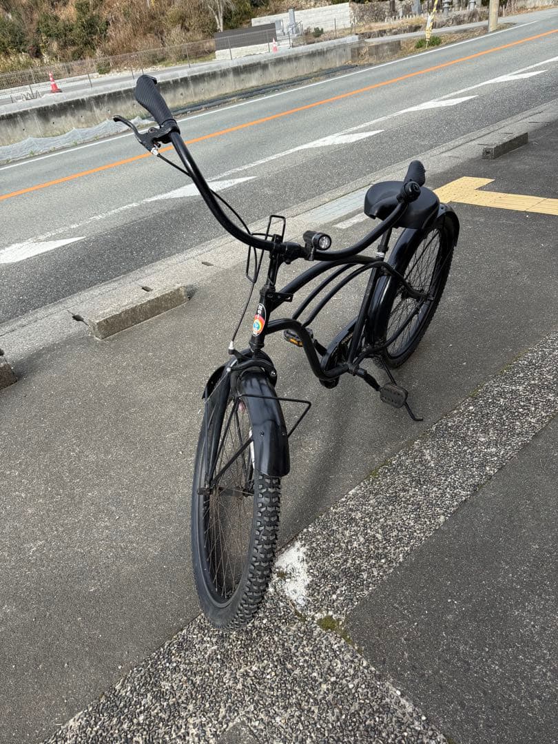 レインボービーチクルーザー ブラック 《引き取り限定！》