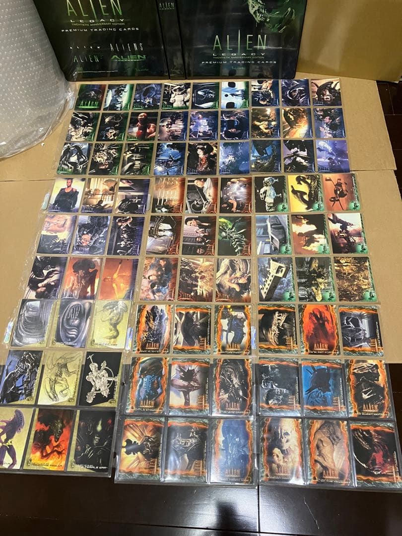 当時物　エイリアン　トレーディングカード　バインダーレアカード含む155枚セット