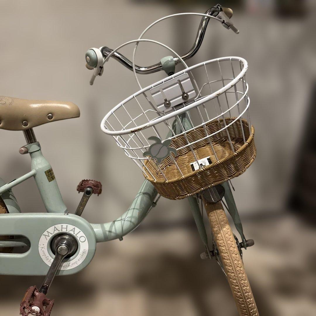 MAHALO 幼児用自転車 ミントグリーン　18インチ