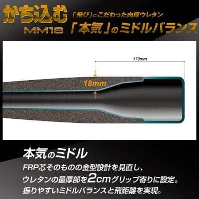 SSK MM18 バット 84cm 710g ミドルバランス 専用ケース付き