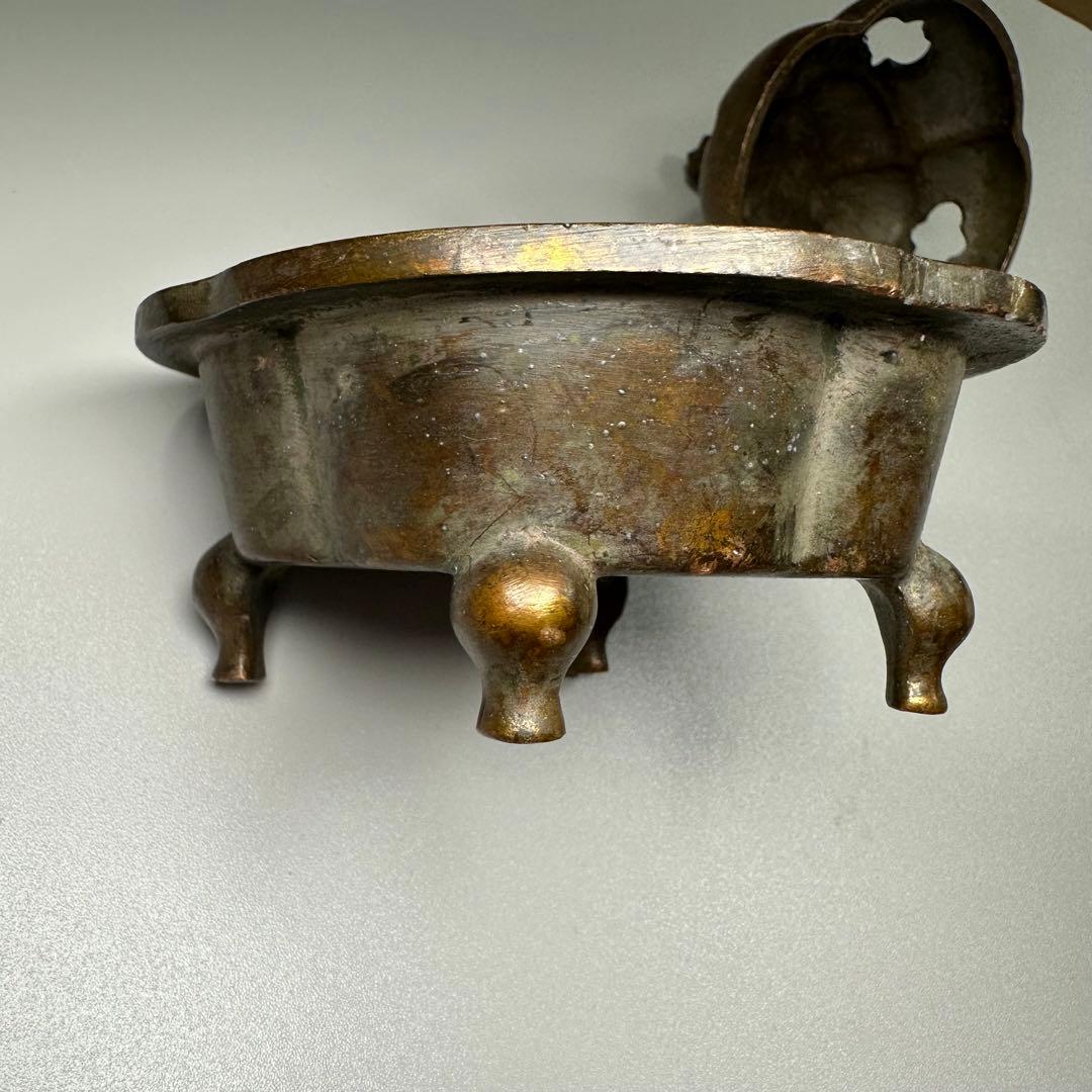 香炉　香立て　銅製