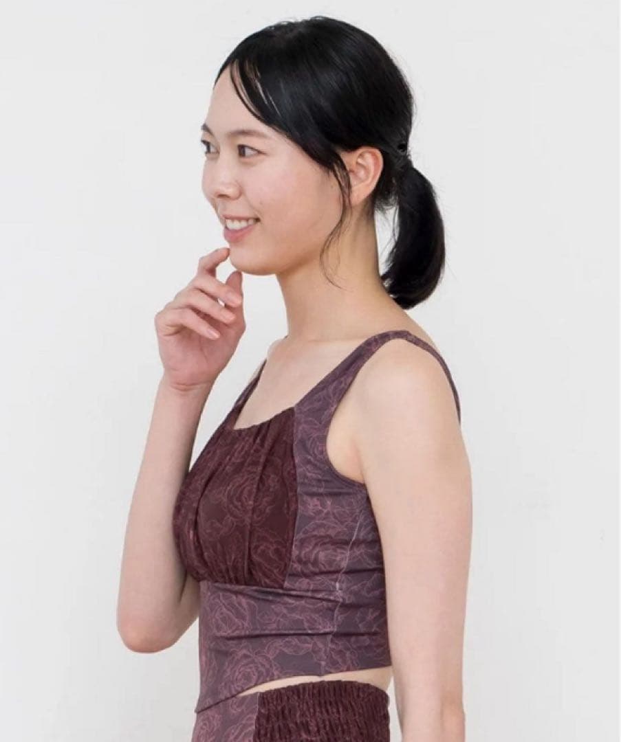 スカーラ sukala フラワートップス＆レギンス セットアップ L/M