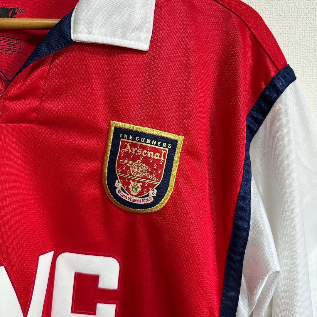 1998 nike 古着 アーセナル ゲームシャツ Mサイズ JVC