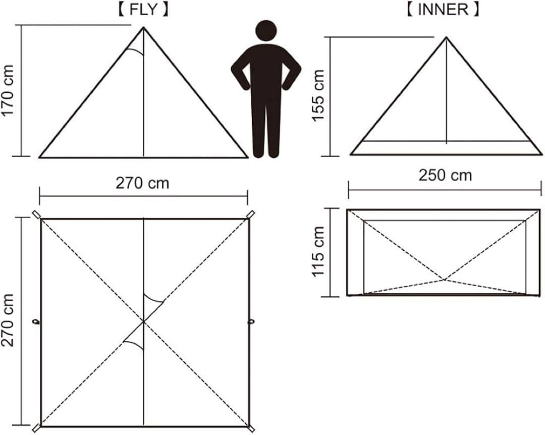 パンダTC+パンダtcプラスタープ 専用フルサイズグランドシート 付き値下げ中