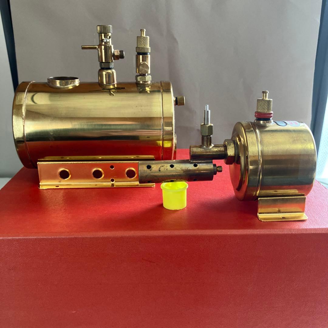 SAITO モデル スチーム エンジン T2DR & ボイラー B2E セット