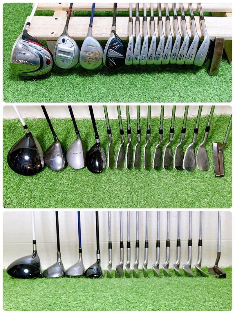 H12 ミズノ　初心者オススメ　ゴルフクラブセット　メンズ　15本