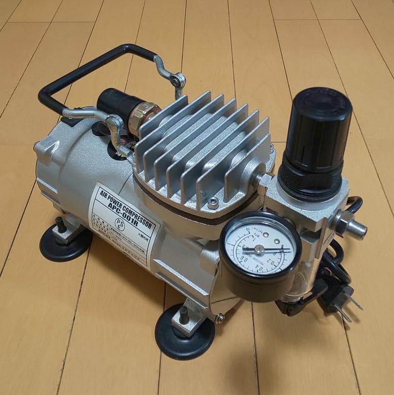 エアテックス コンプレッサー APC-001R エアブラシ レギュレーター