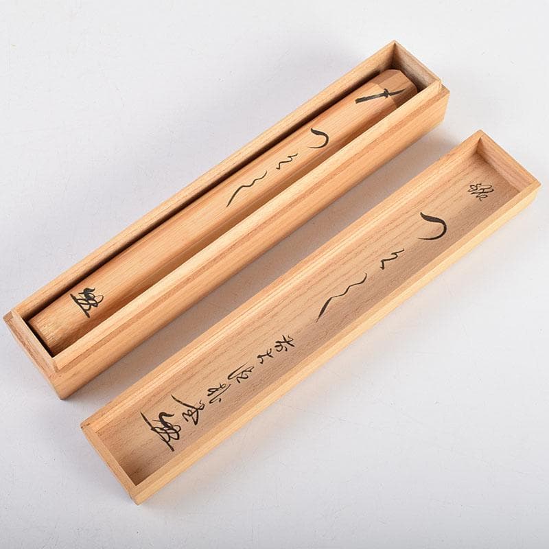 茶道具　影林宗篤作　茶杓　銘つくし　前大徳　佐藤朴堂書付　共筒共箱　C　8914