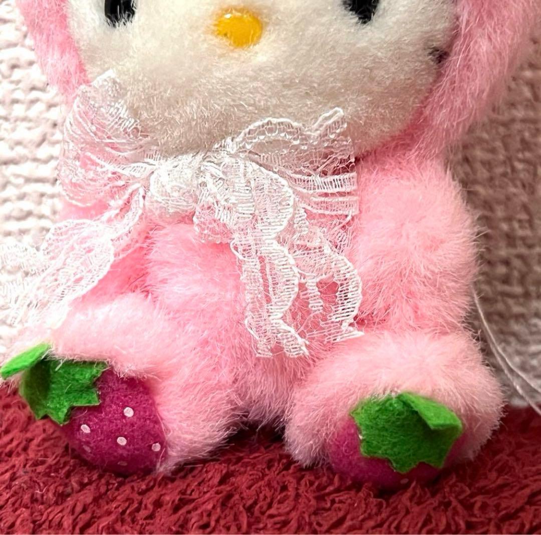 サンリオ キティ いちごベア マスコット ストロベリーベア ぬいぐるみ 着ぐるみ