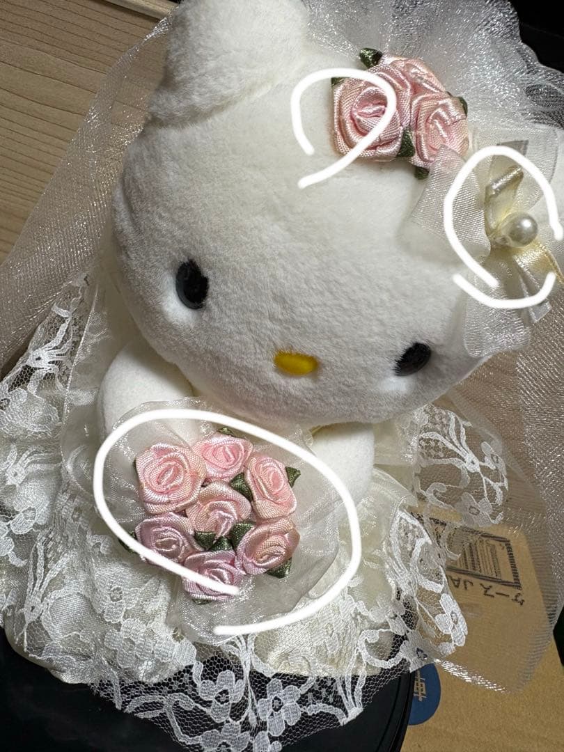 レア キティちゃんウェディングドレス ぬいぐるみ