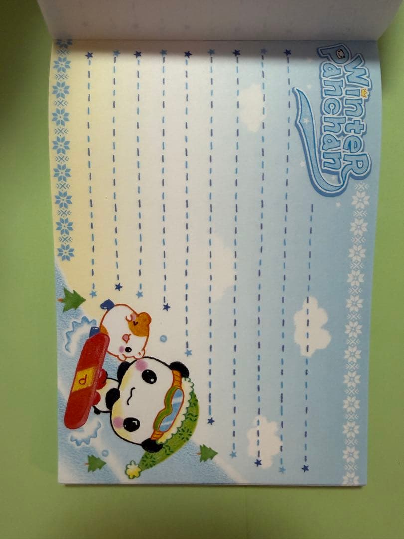 平成レトロ ウィンターパンチャン メモ帳 当時物 パンダ