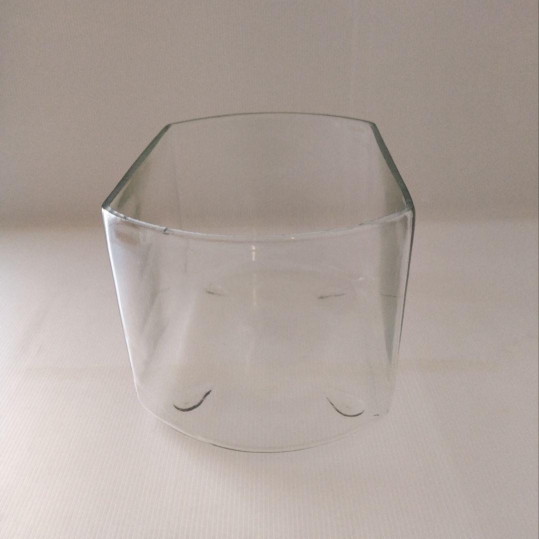 ゆらゆらガラス 楕円型 足付き 水槽