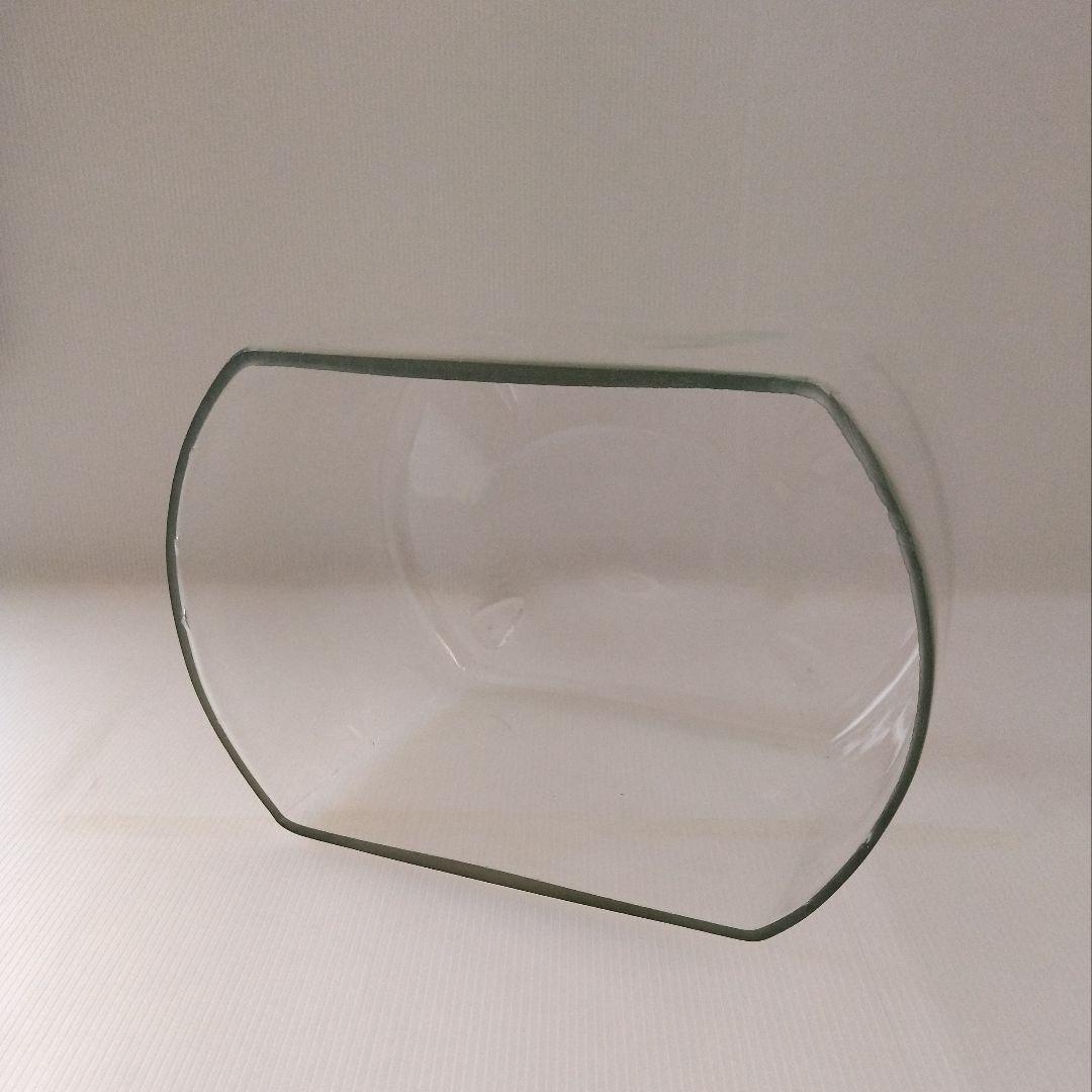 ゆらゆらガラス 楕円型 足付き 水槽