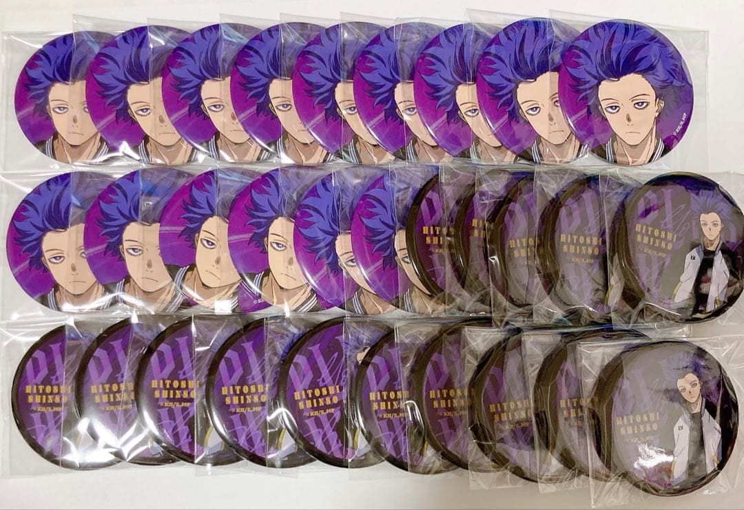 ヒロアカ 心操人使 スカジャン 缶バッジ30点セット