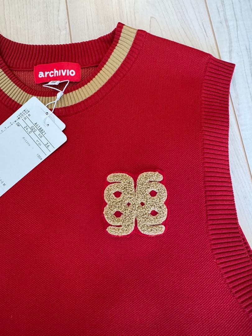 アルチビオ　ニットベスト　ゴルフウェア