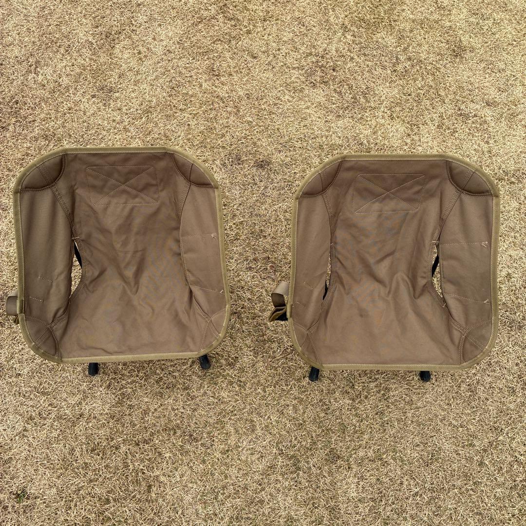 【美品】ヘリノックス チェアミニ×2・ロッキングフット×1 / 3点セット