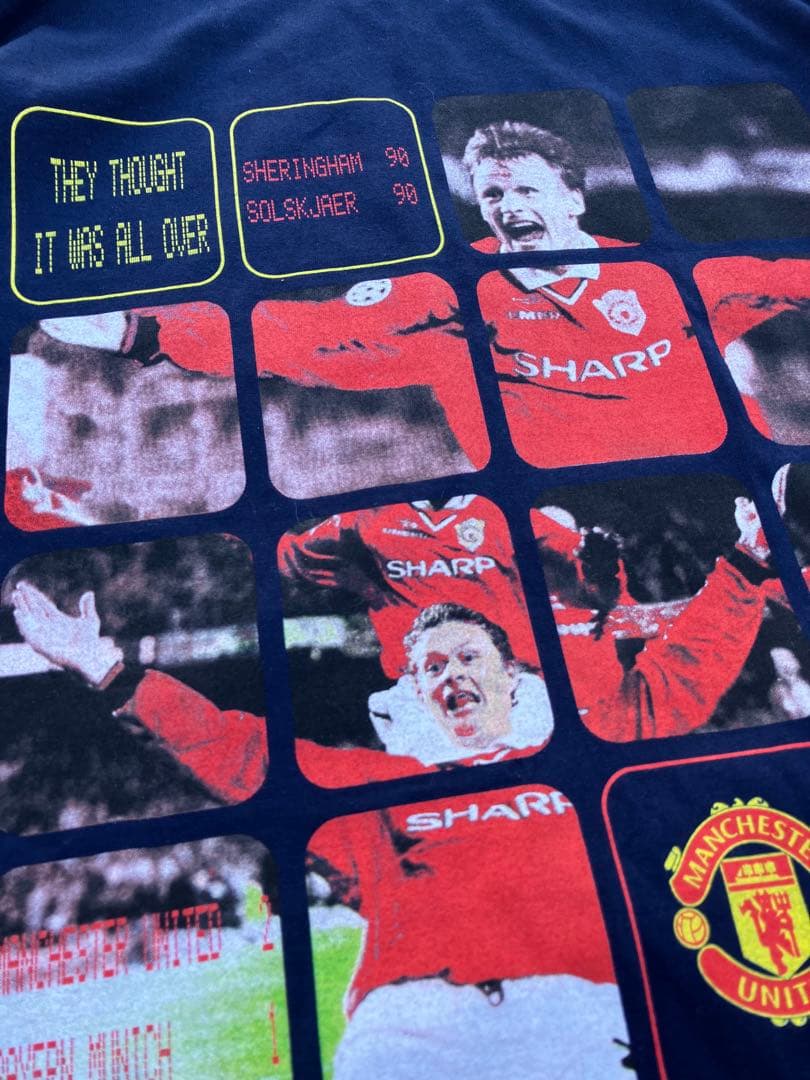 アンブロxマンチェスターユナイテッド ビンテージTシャツ umbro L