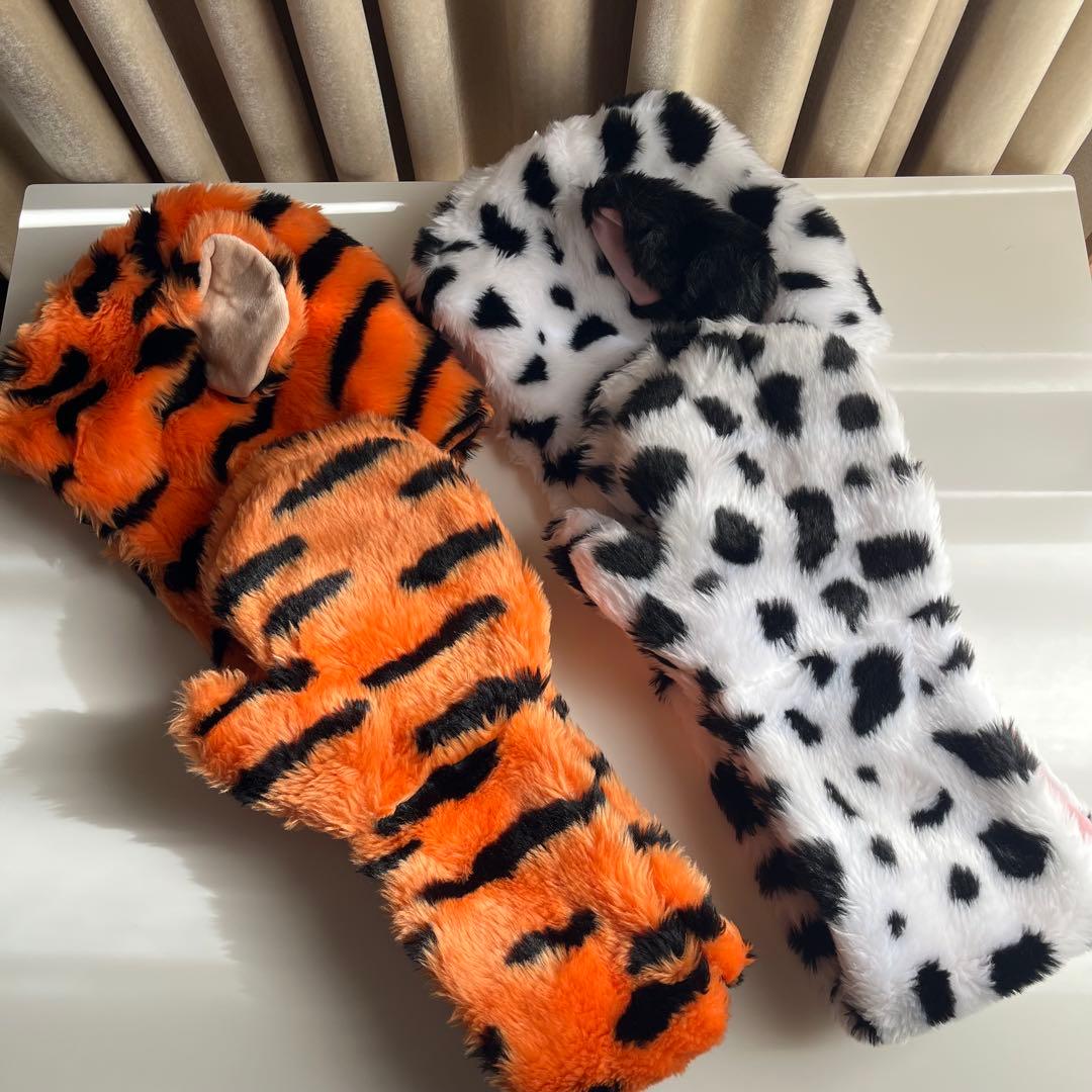 ディズニー ティガー 101匹わんちゃん マフラーキャップ ファンキャップ　手袋