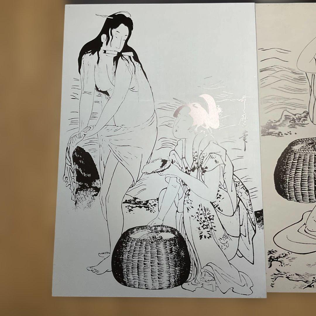 浮世絵アルミ版画4枚