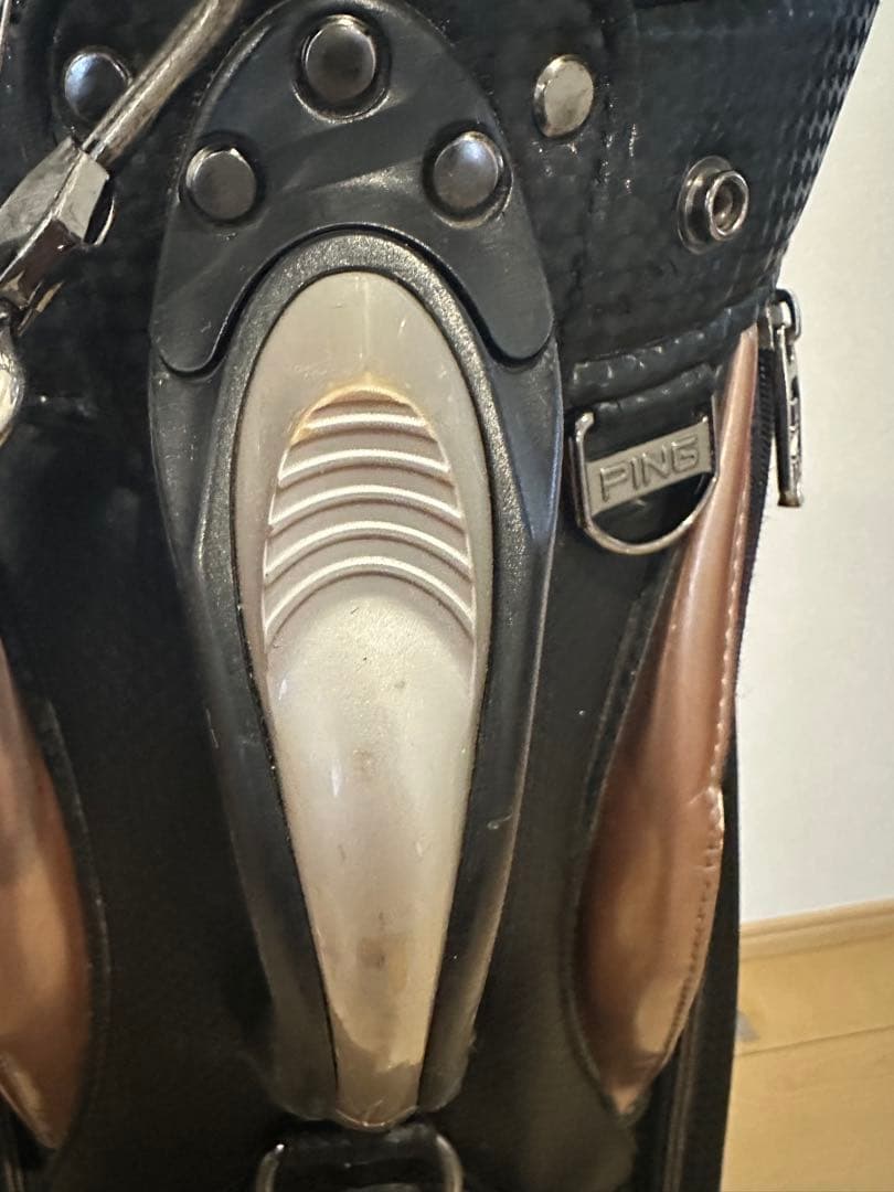 PING キャディバッグ ブラック/ゴールド