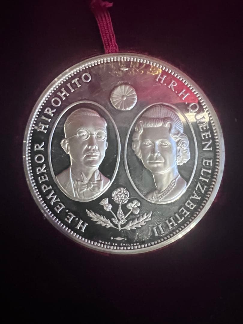 【純銀】　昭和天皇 1971年 記念4点セット