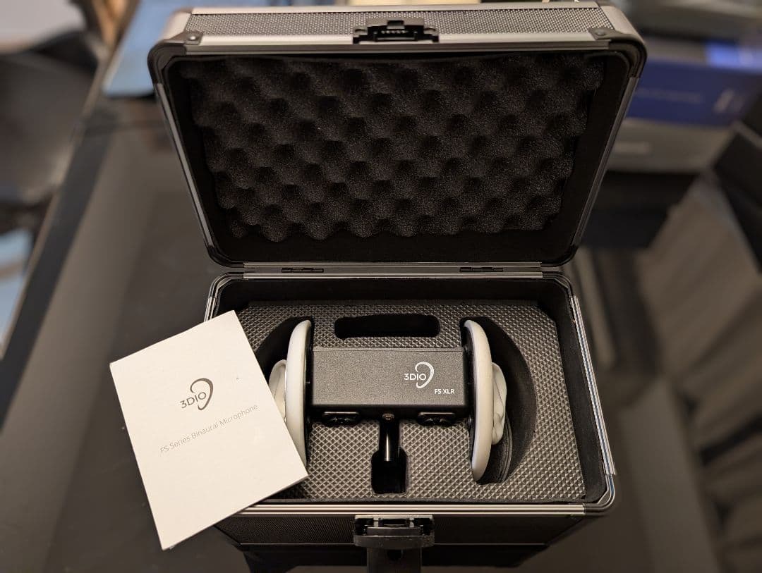 【極美】3Dio Free SpaceXLR バイノーラルマイク / 動作確認済
