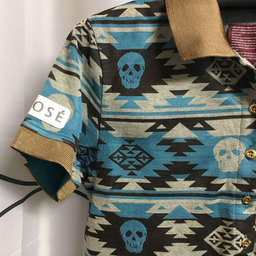 激レア　貴重　マークアンドロナ　支給　ポロシャツ　ネイティブ柄　Sサイズ