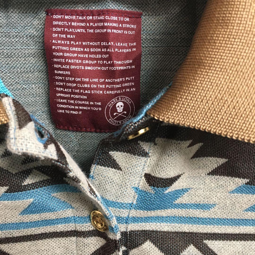 激レア　貴重　マークアンドロナ　支給　ポロシャツ　ネイティブ柄　Sサイズ