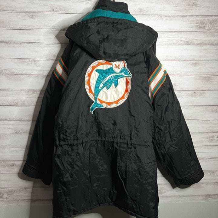 【入手不可能!!】NFL ✈︎マイアミドルフィンズ リバーシブル 中綿ブルゾン