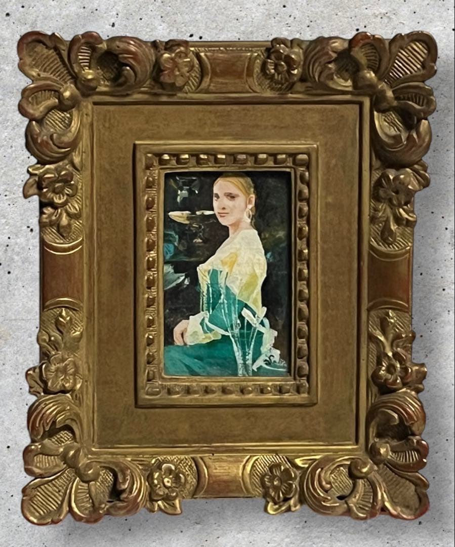 真作 超希少サイズ 巨匠 斉藤三郎 「娘アンビエラス」