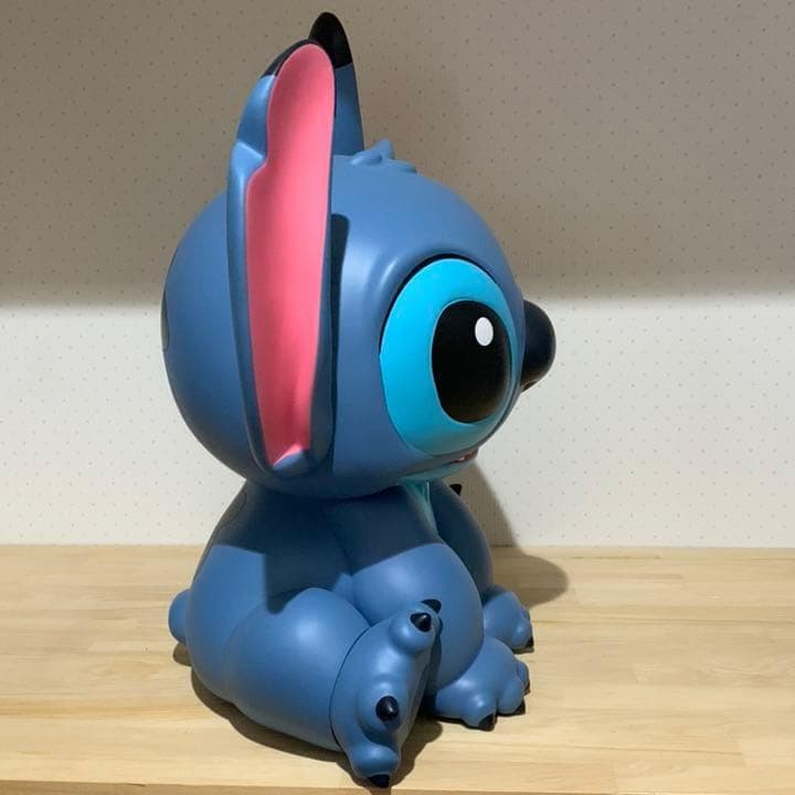 レア ディズニー スティッチ アートビッグフィギュア 50cm