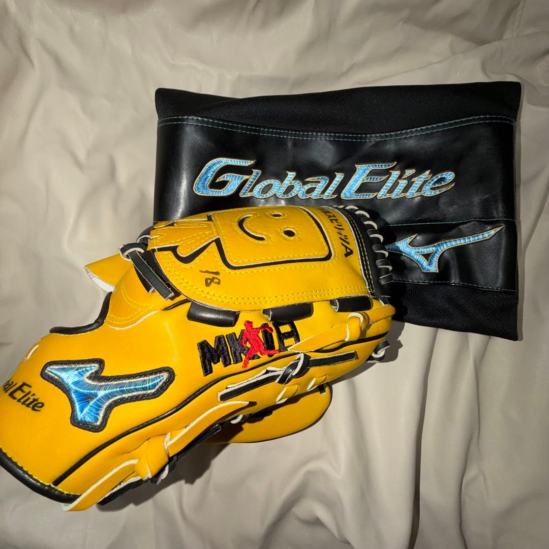 MIZUNO ミズノ 調子くん グラブ by プロスピ feat.マエケン