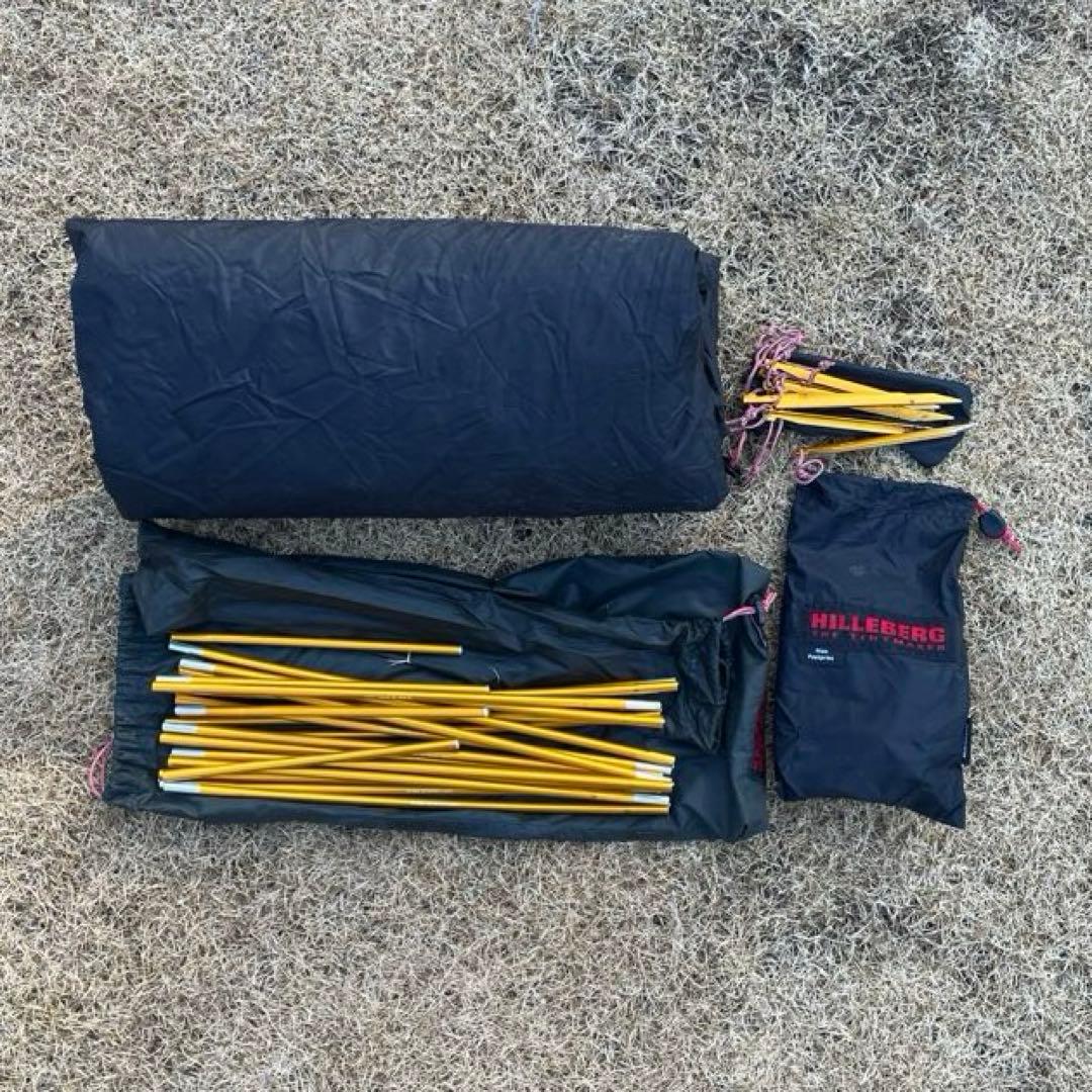 HILLEBERG NIAK 1.5 グリーン　フットプリント付き