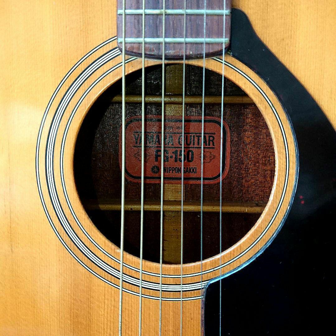 ❤️初期型 赤ラベル YAMAHA FG-150 アコースティックギター 1968