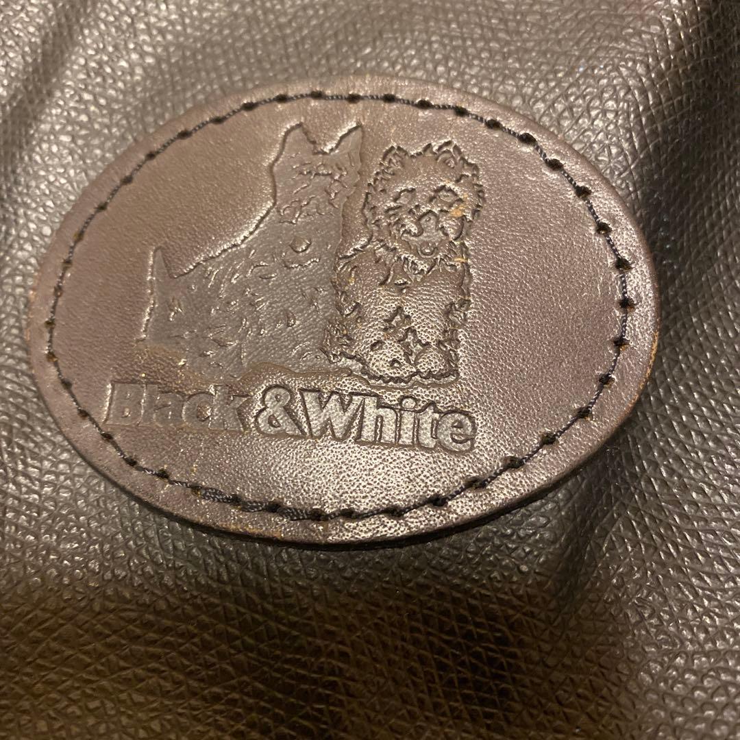 【希少】BLACK&WHITE キャディバッグ