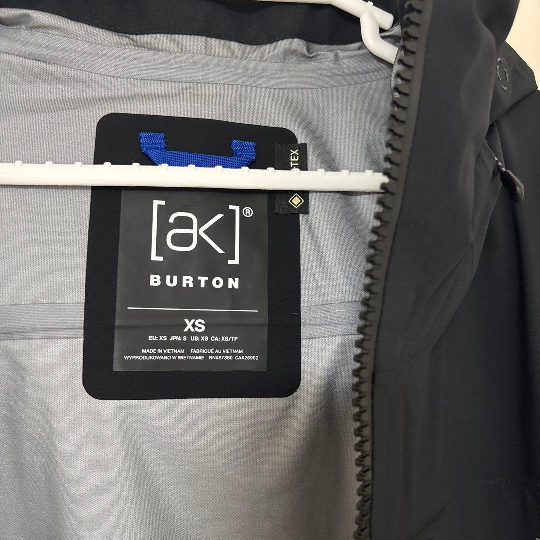 バートン Burton ak GORE-TEX ウェア 黒 XS スノボ スキー