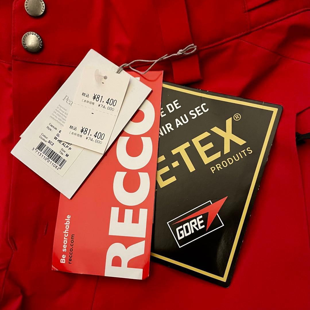 未使用品 ピークパフォーマンス W Heli Alpine Pants Mレッド