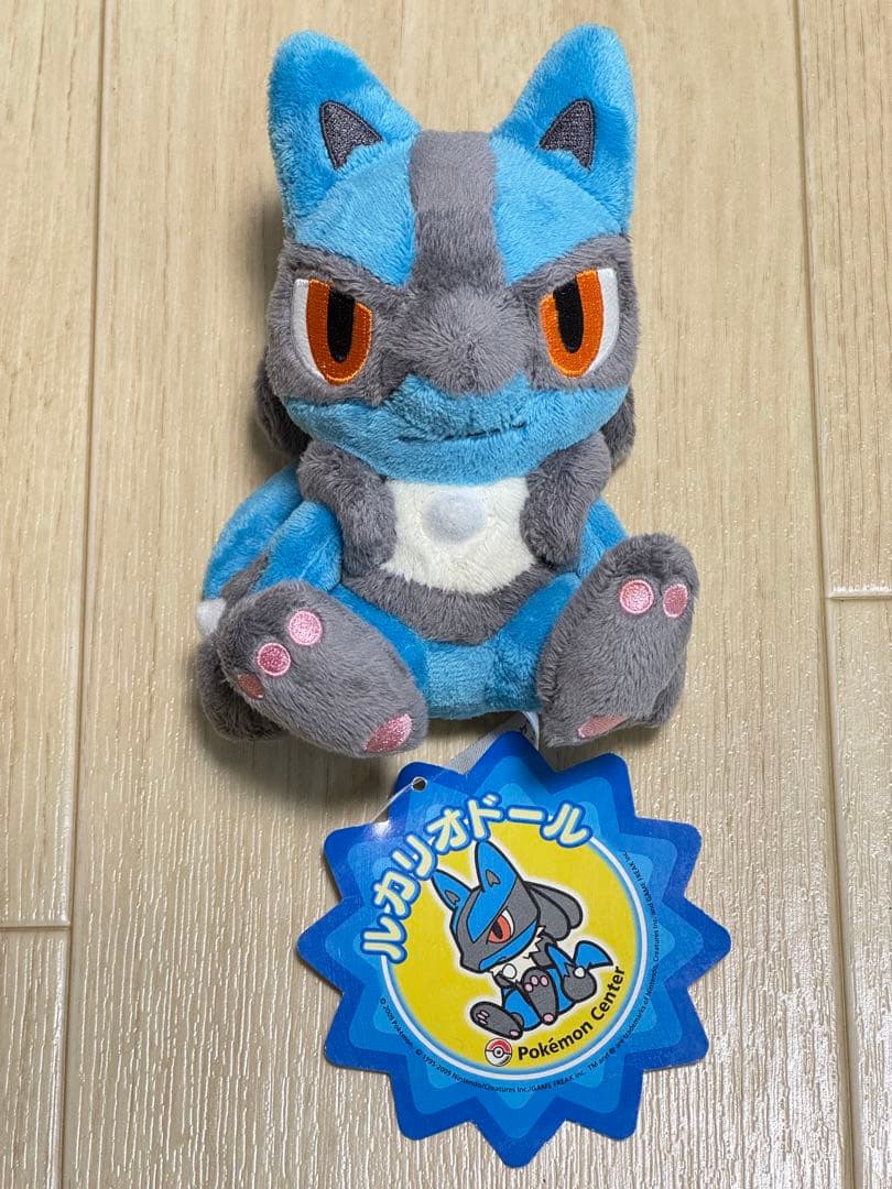 ポケモンセンターオリジナル ルカリオドール 紙タグ付き美品 ポケットモンスター