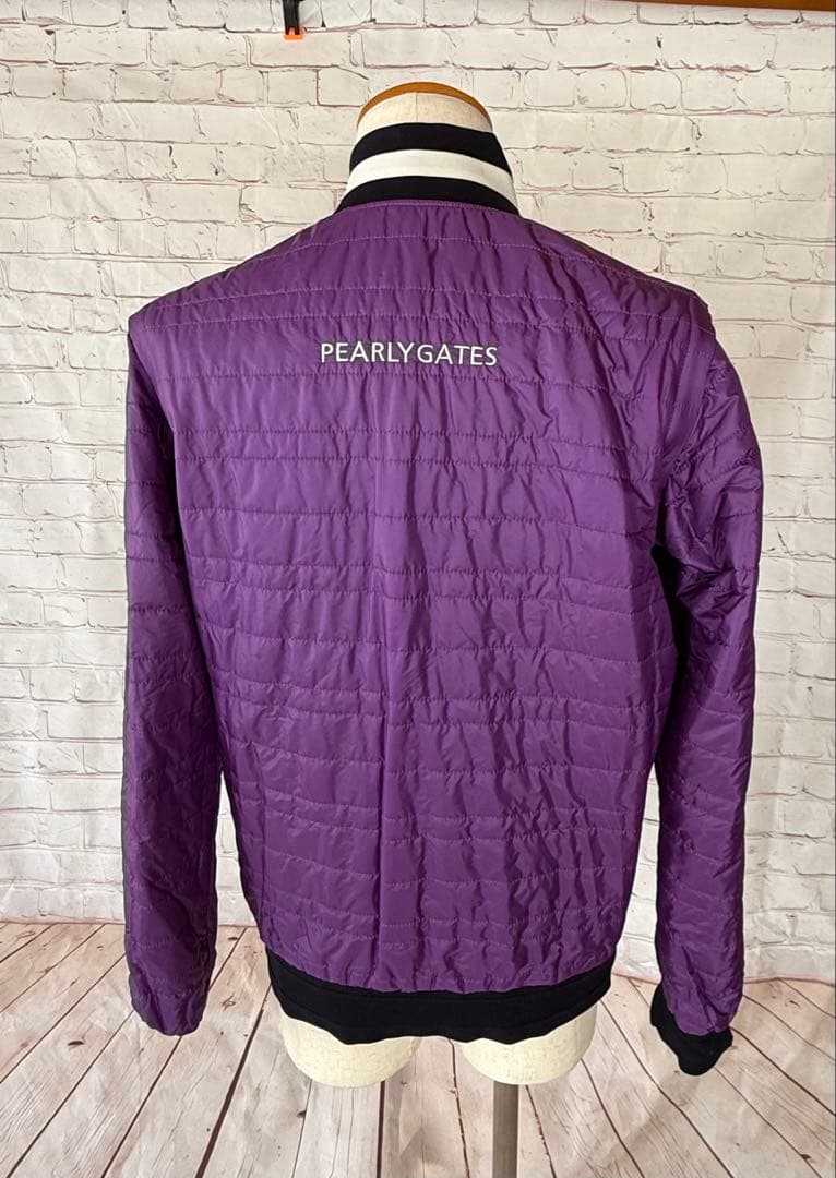 PEARLY GATES 2WAY リバーシブル ジャケット 黒、紫　ベスト