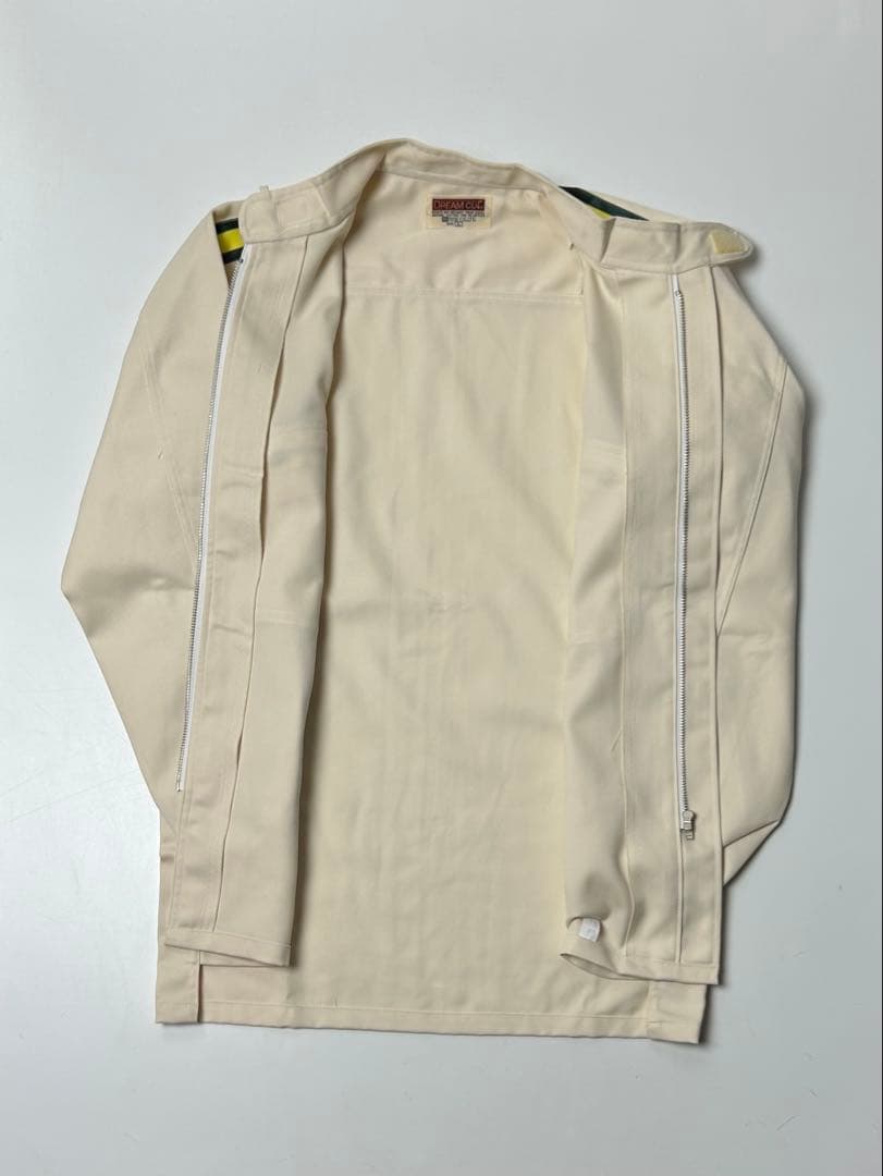 80's deadstock ベージュ　レーシングジャケット　レーシングスーツ