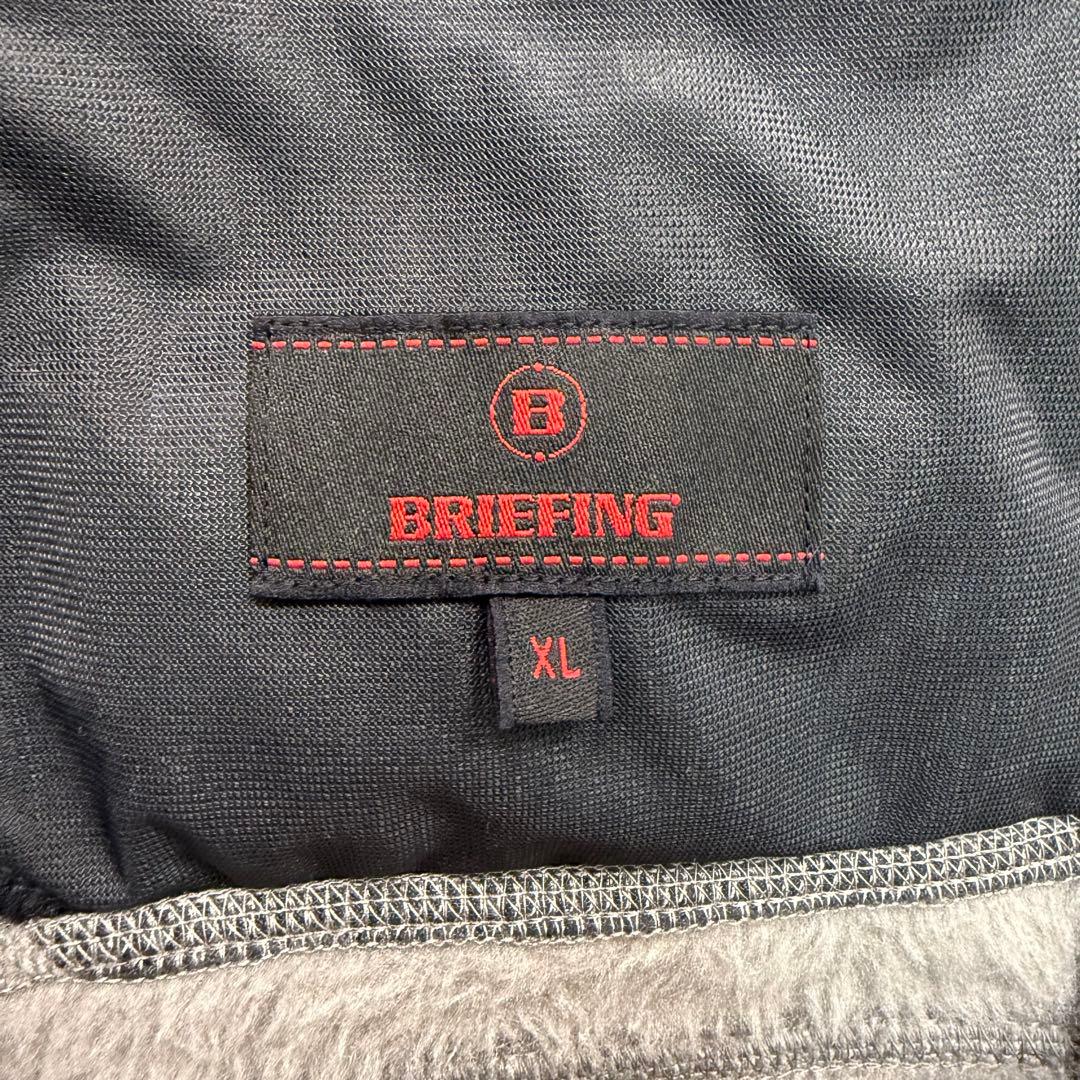 極美品✨BRIEFING フリースベスト ゴルフ GOLF メンズ XL グレー